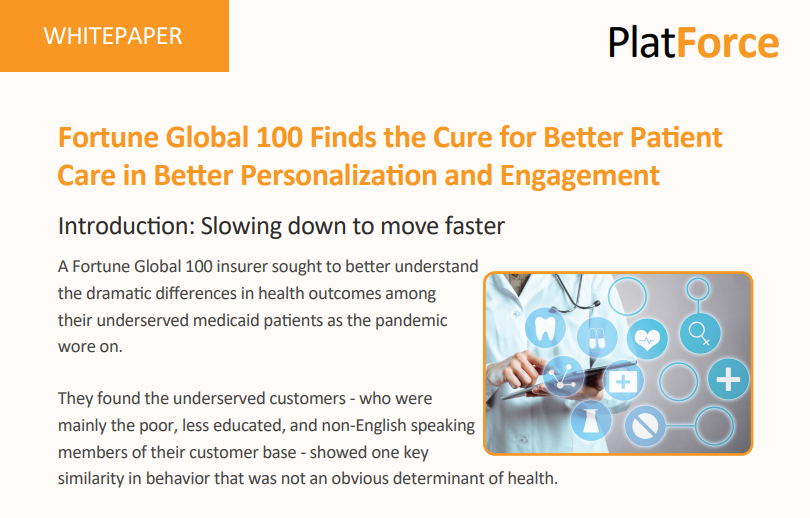 Healthcare Case: Boost Personalization and Engagement 