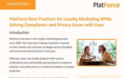 Whitepaper: Loyalty Program Best Practices